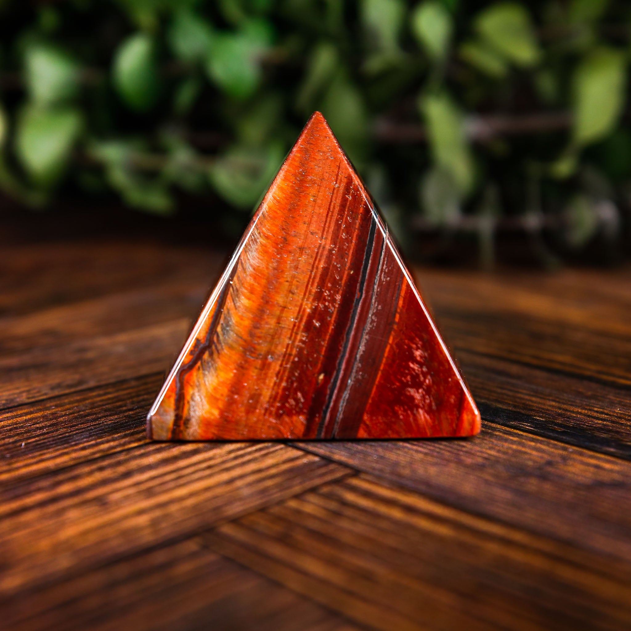 Red Tiger's Eye Pyramid