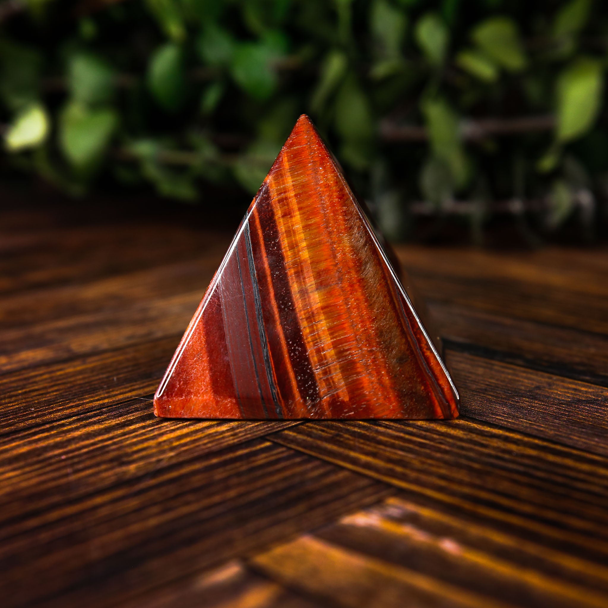 Red Tiger's Eye Pyramid