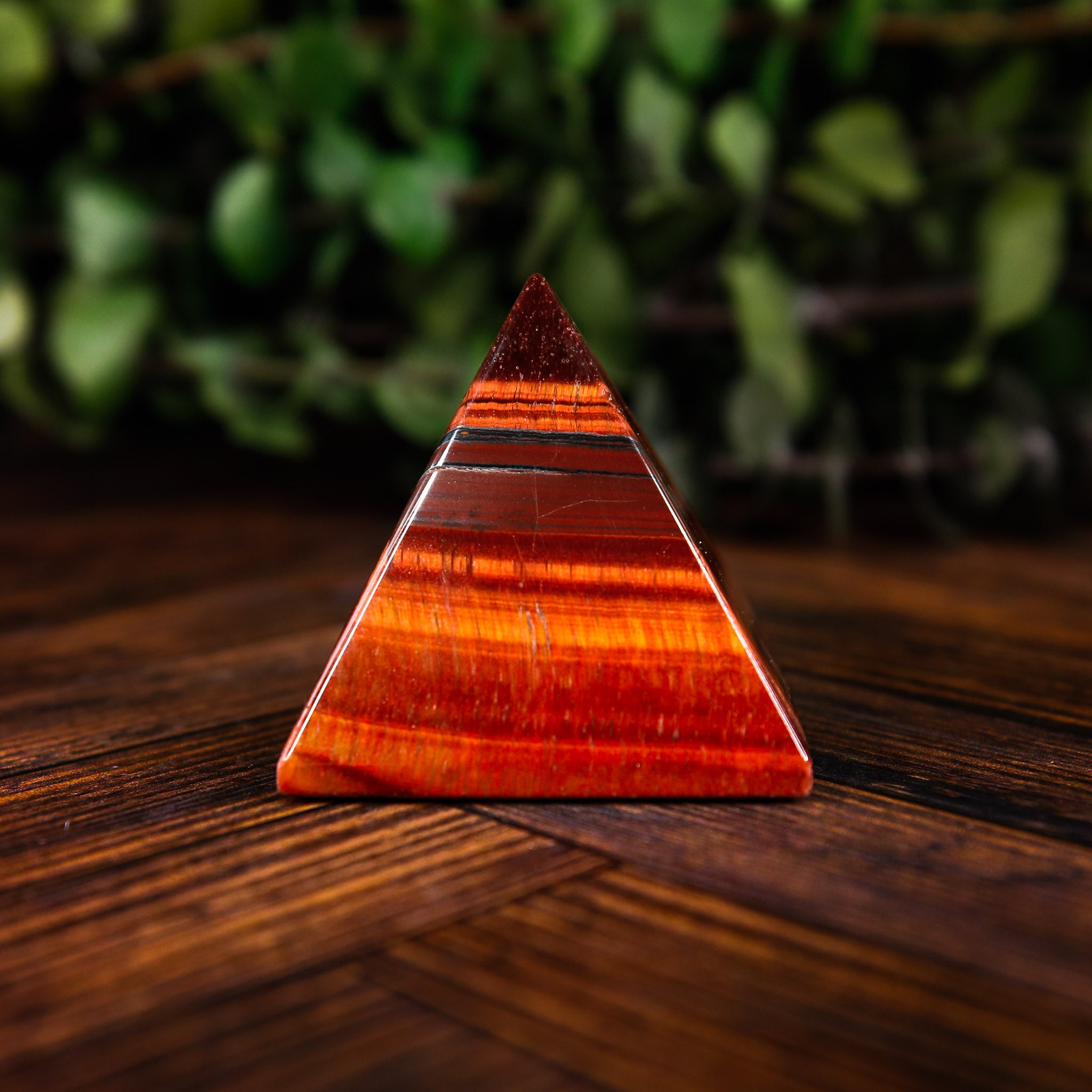 Red Tiger's Eye Pyramid