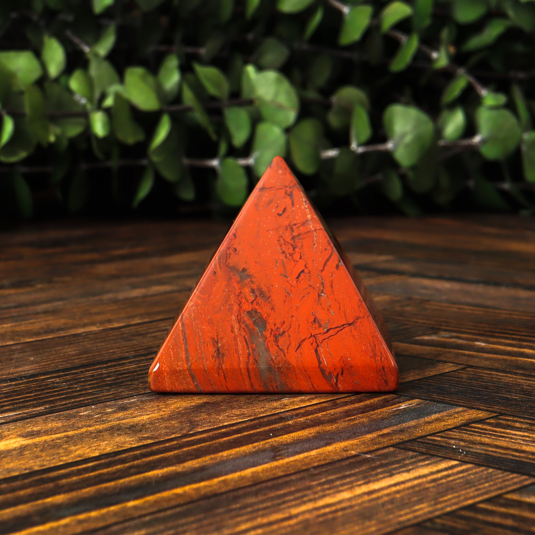 Red Jasper Pyramid