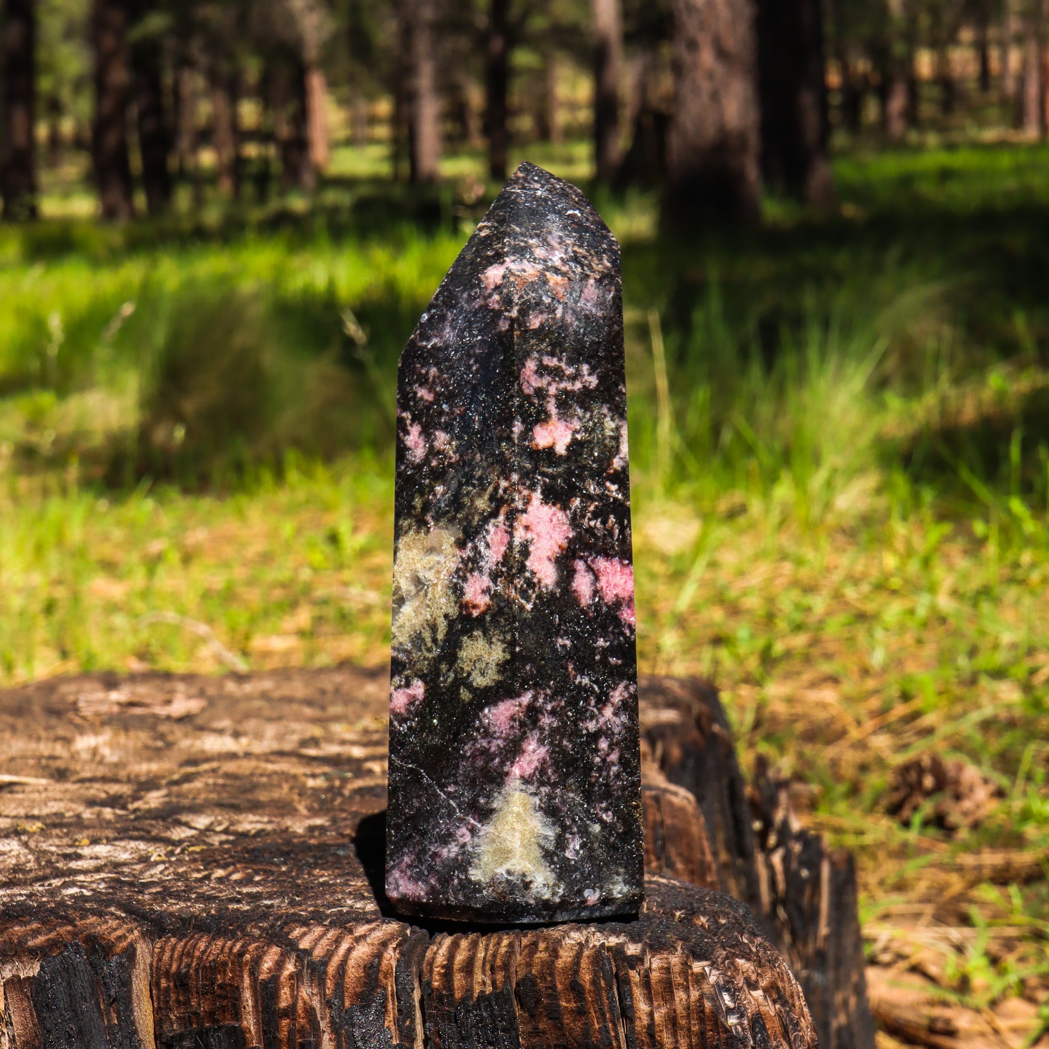 Large Rhodonite Point