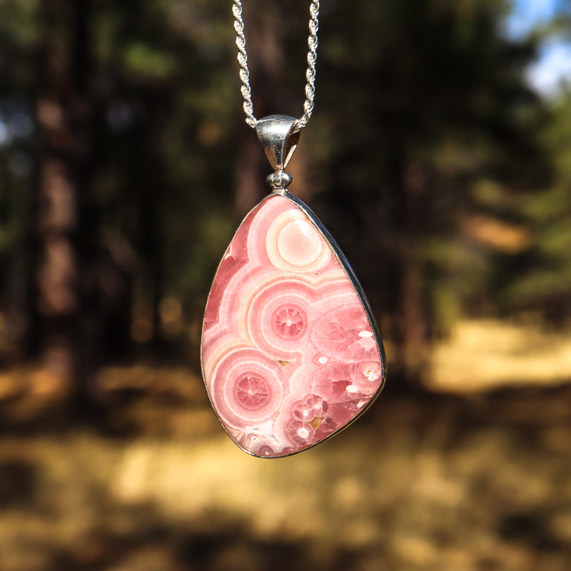 Rhodochrosite Pendant