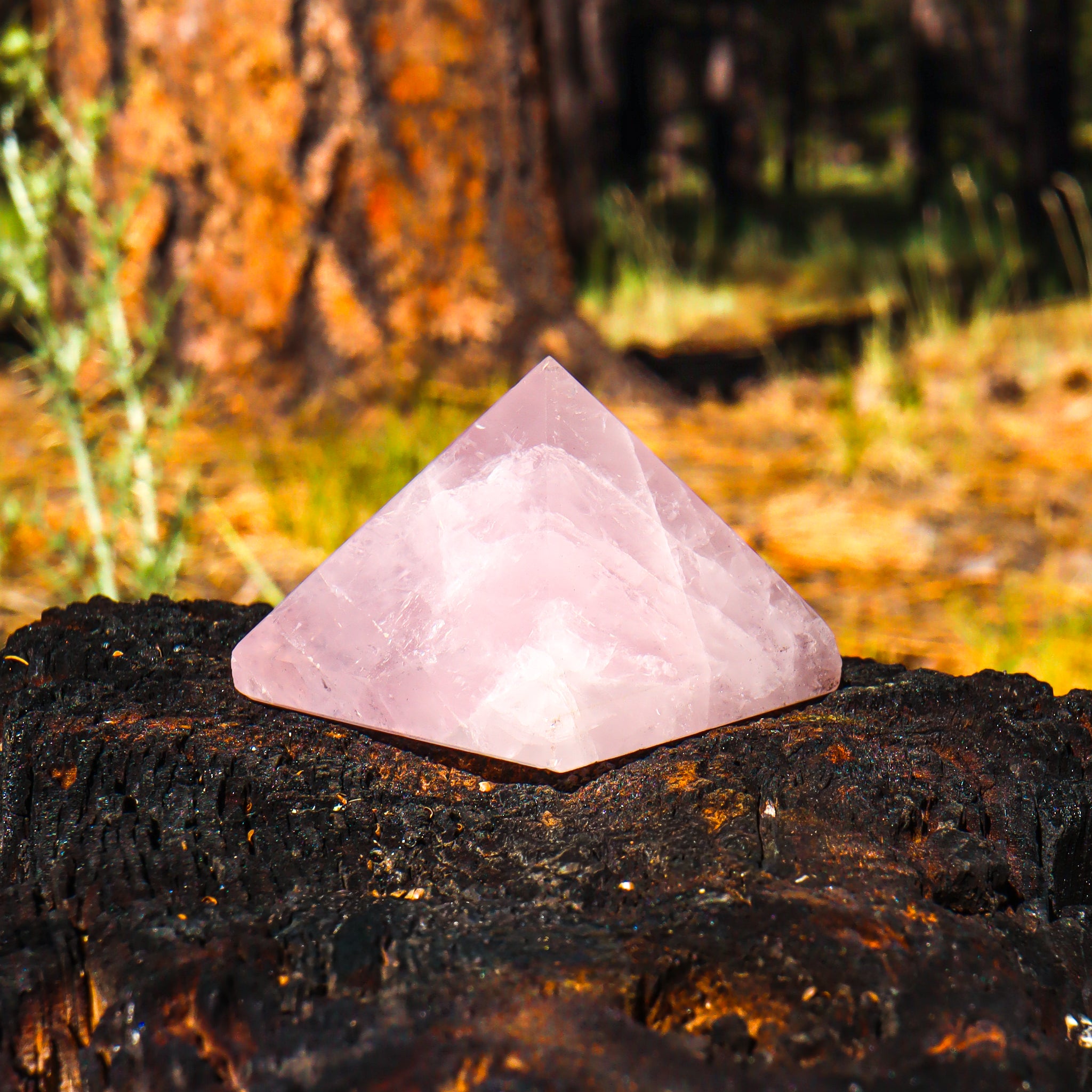 Rose Quartz Pyramid
