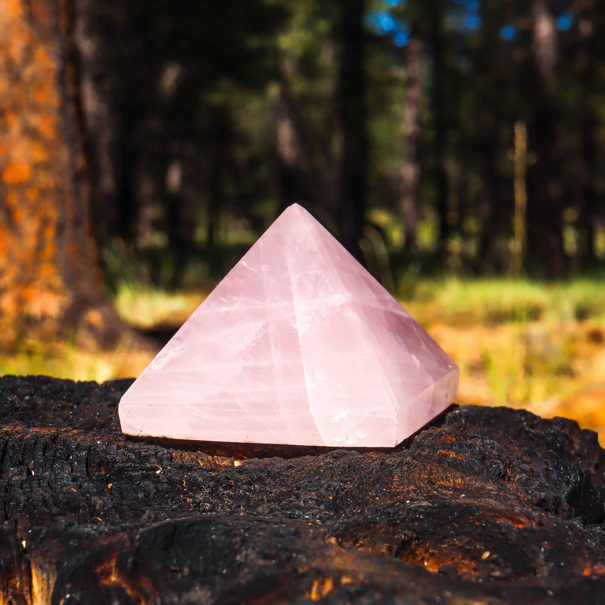 Rose Quartz Pyramid