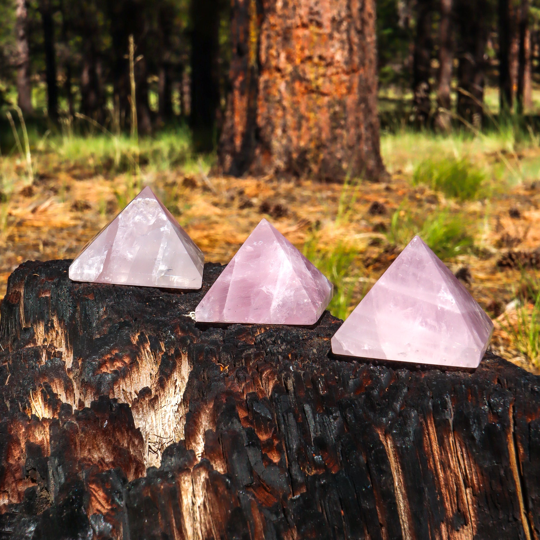 Rose Quartz Pyramid