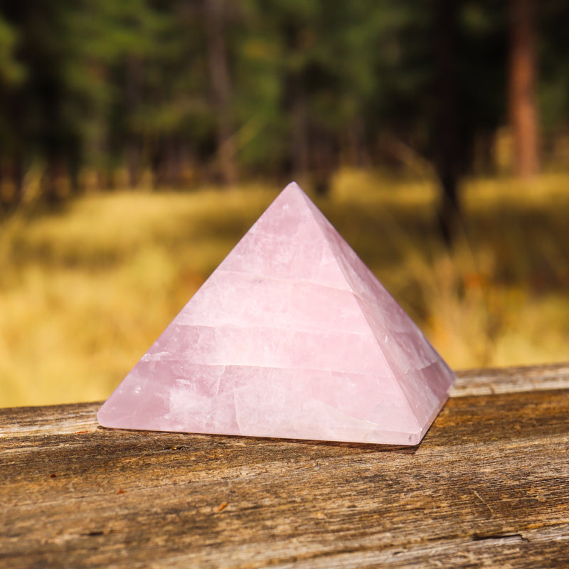 Rose Quartz Pyramid