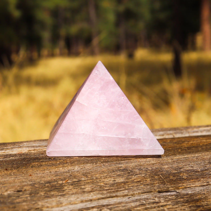 Rose Quartz Pyramid