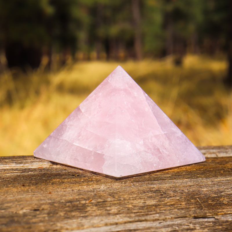 Rose Quartz Pyramid