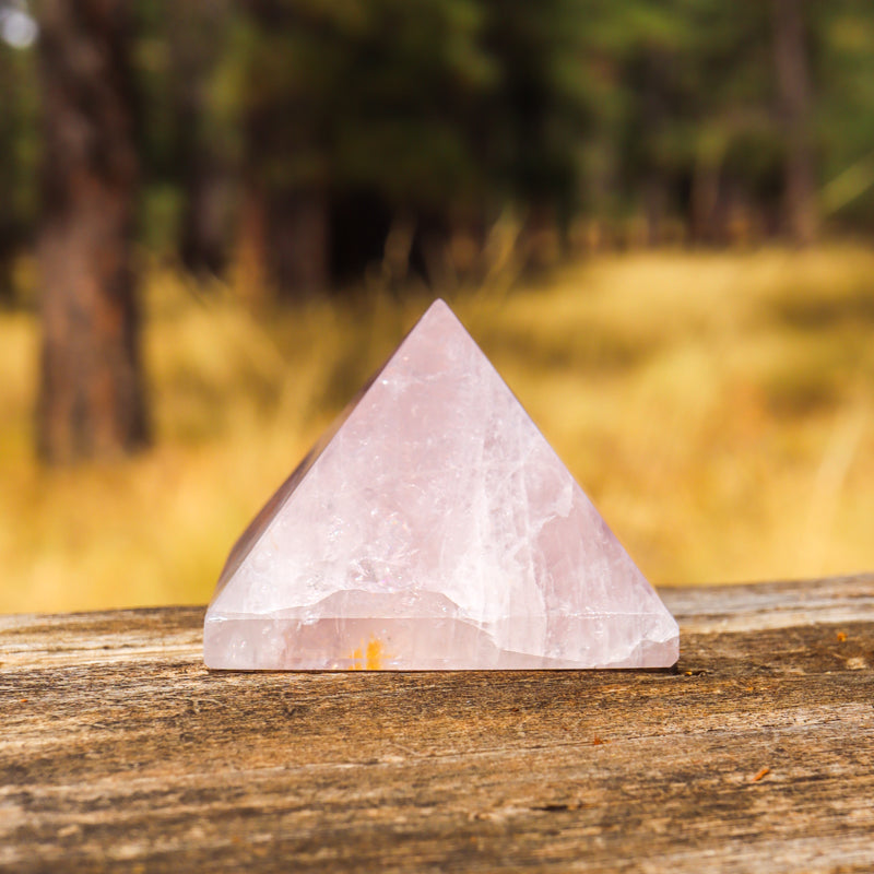 Rose Quartz Pyramid