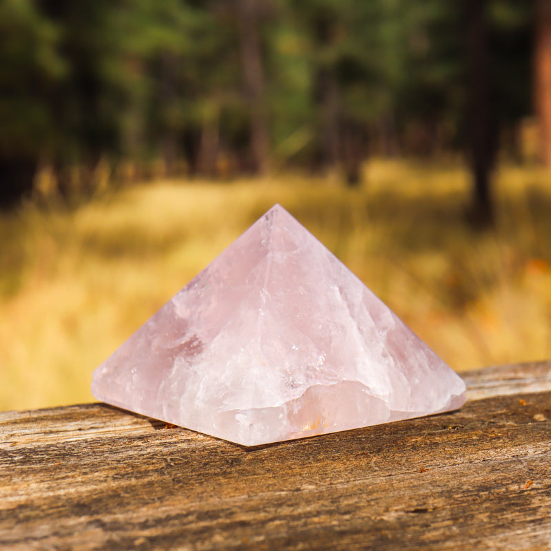 Rose Quartz Pyramid