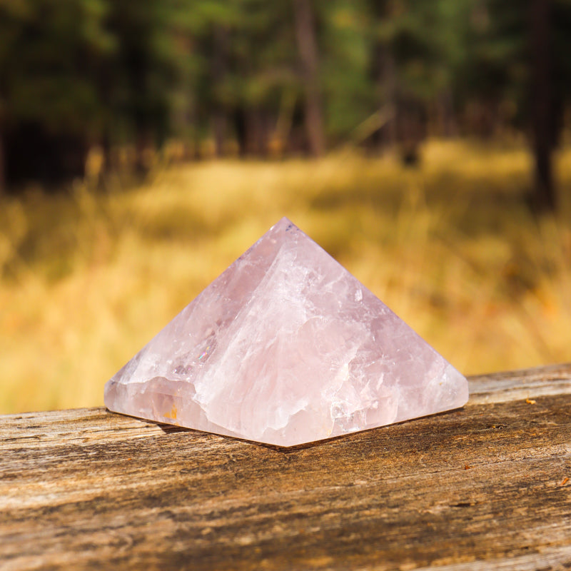 Rose Quartz Pyramid