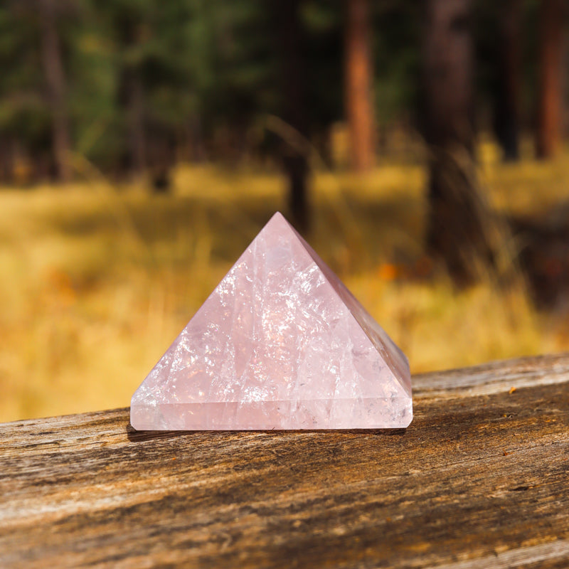 Rose Quartz Pyramid