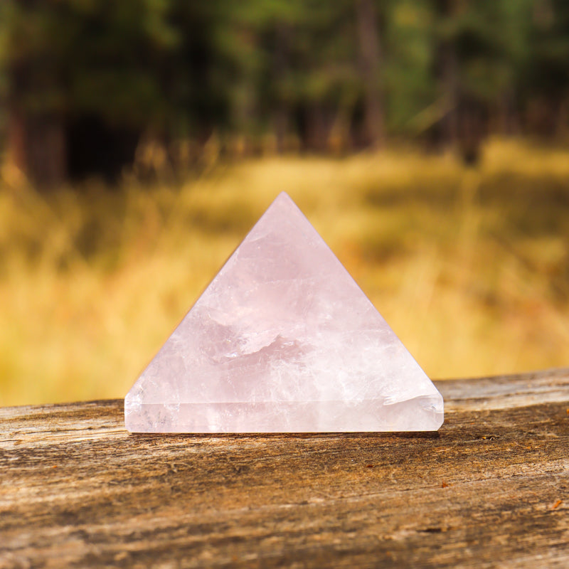 Rose Quartz Pyramid