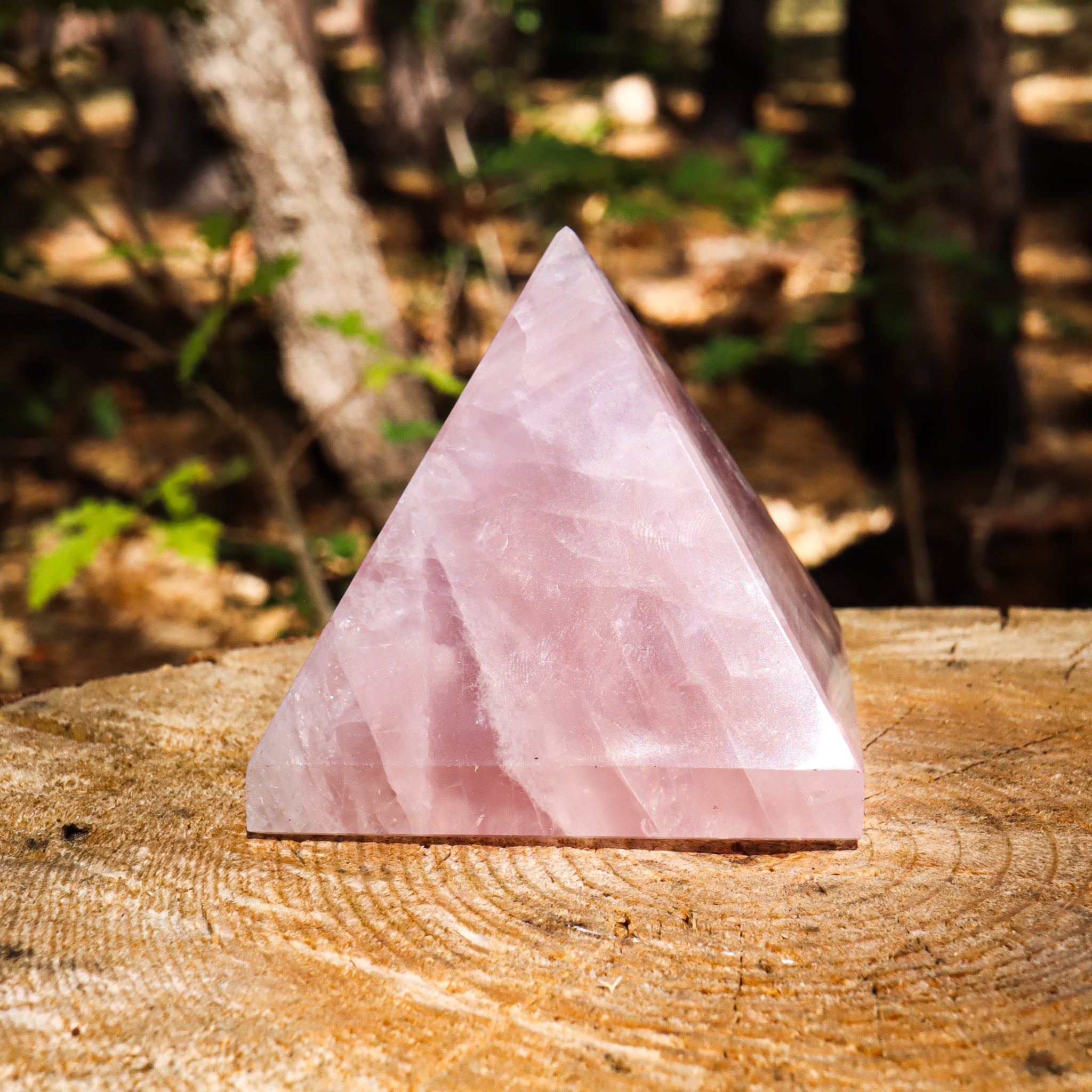 Rose Quartz Pyramid
