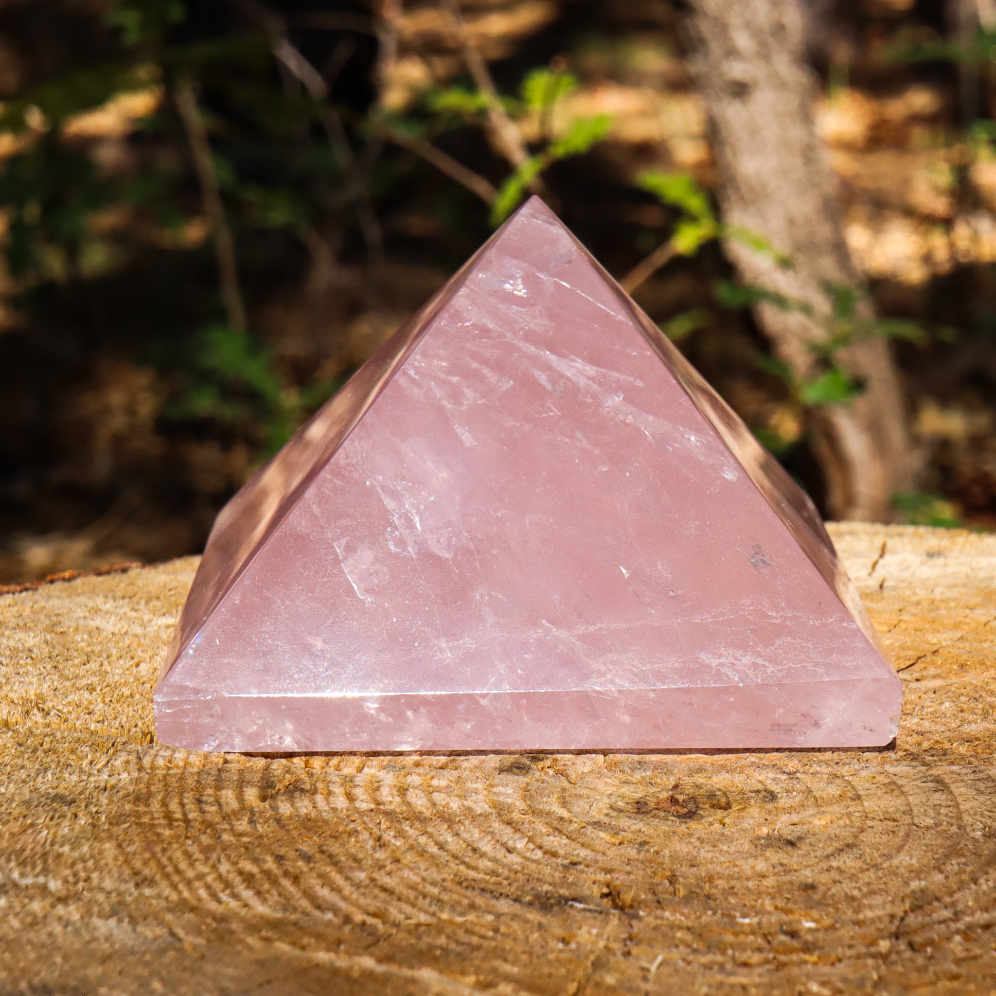 Rose Quartz Pyramid