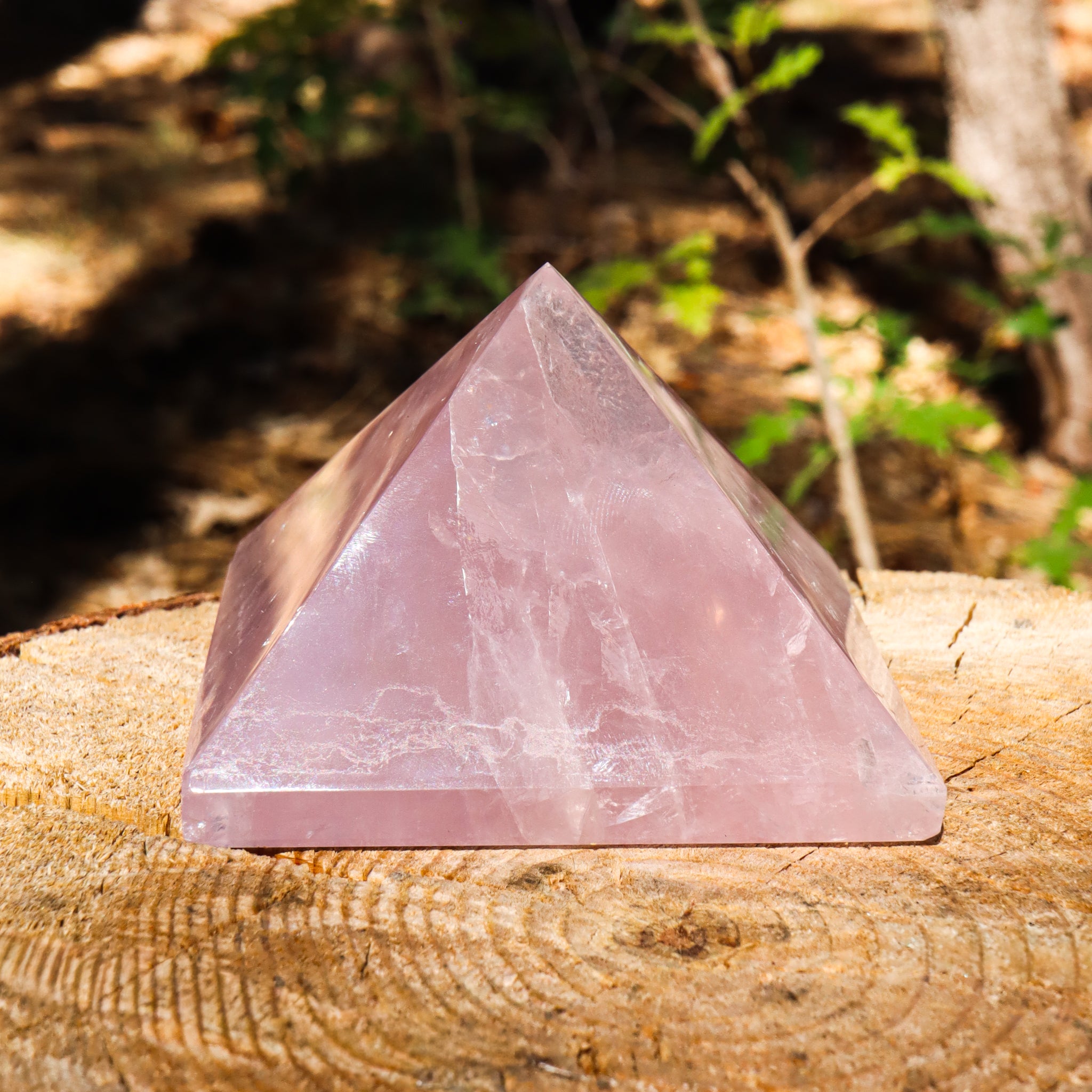 Rose Quartz Pyramid