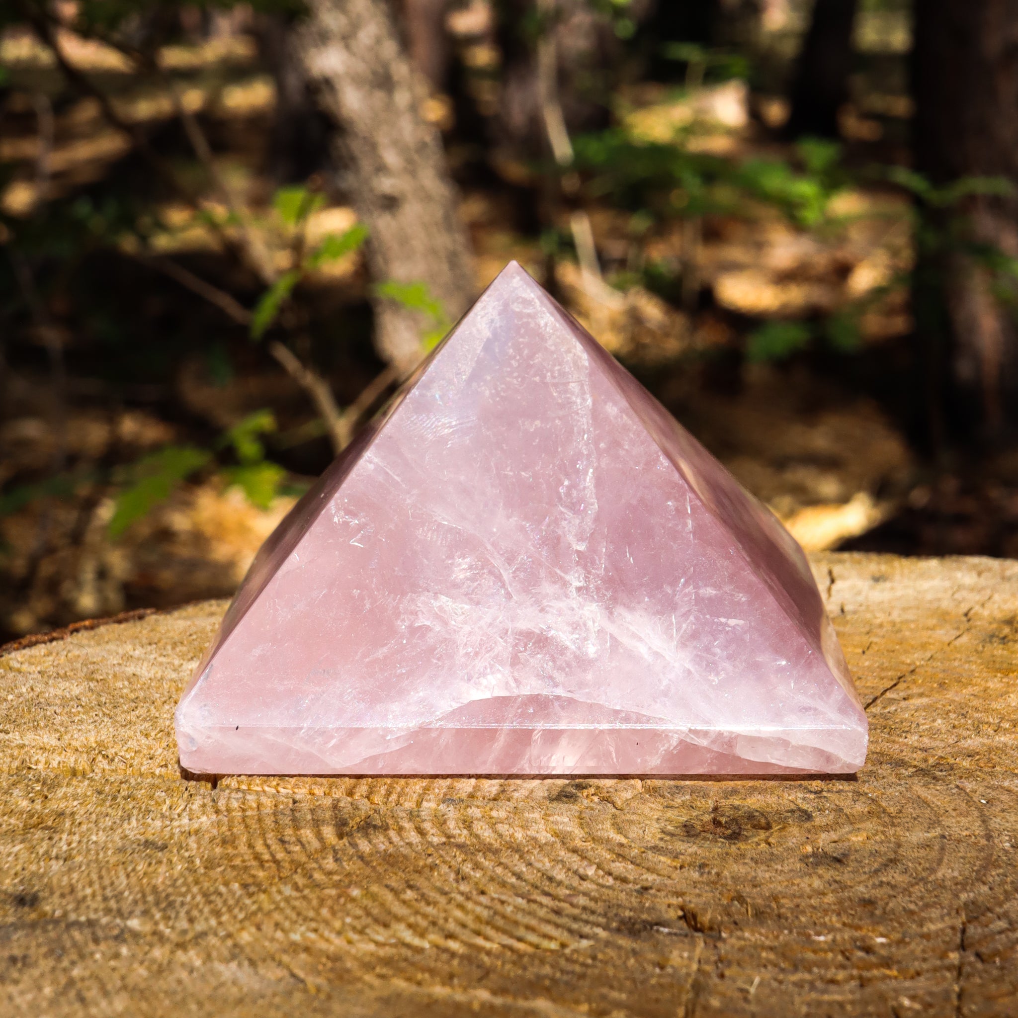 Rose Quartz Pyramid
