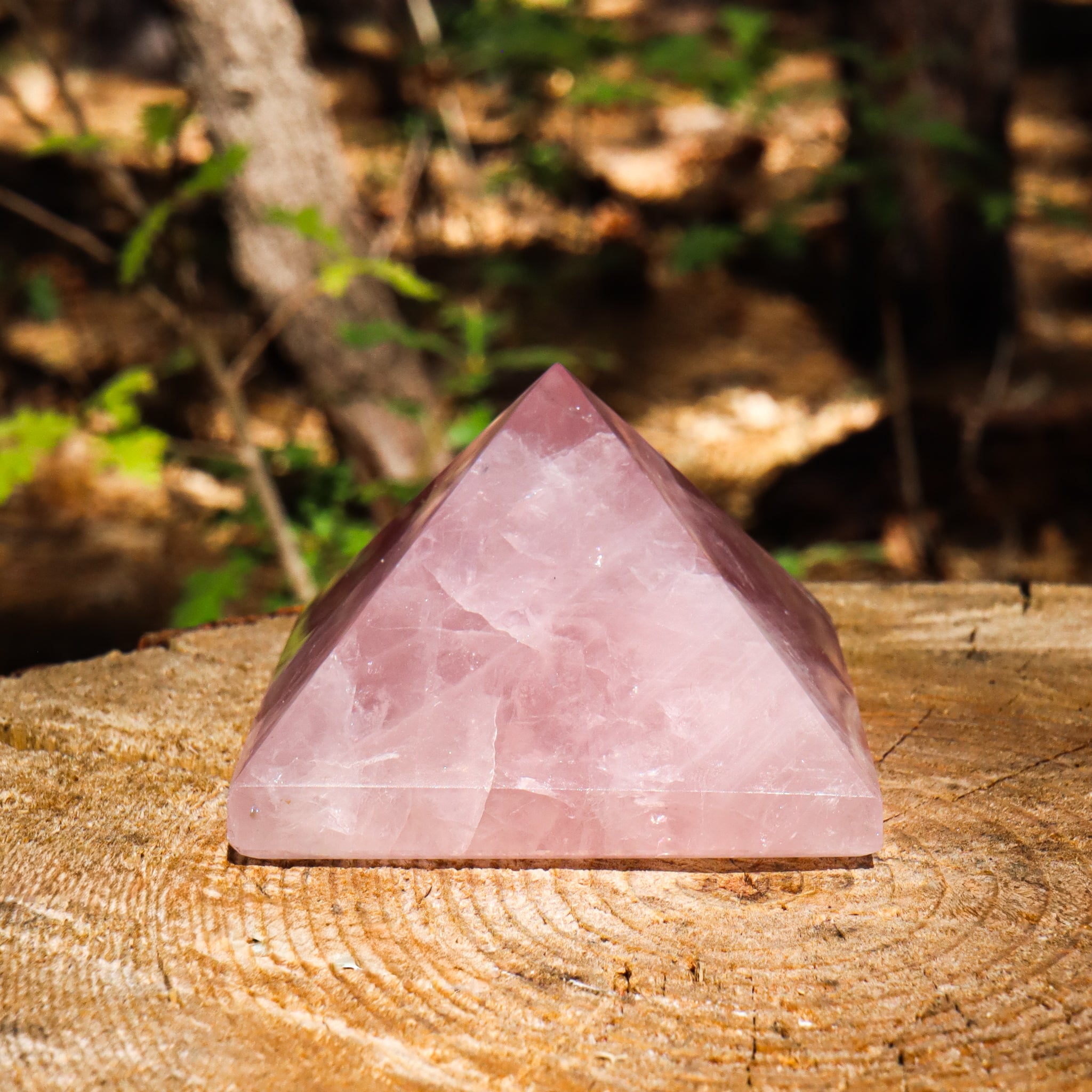 Rose Quartz Pyramid