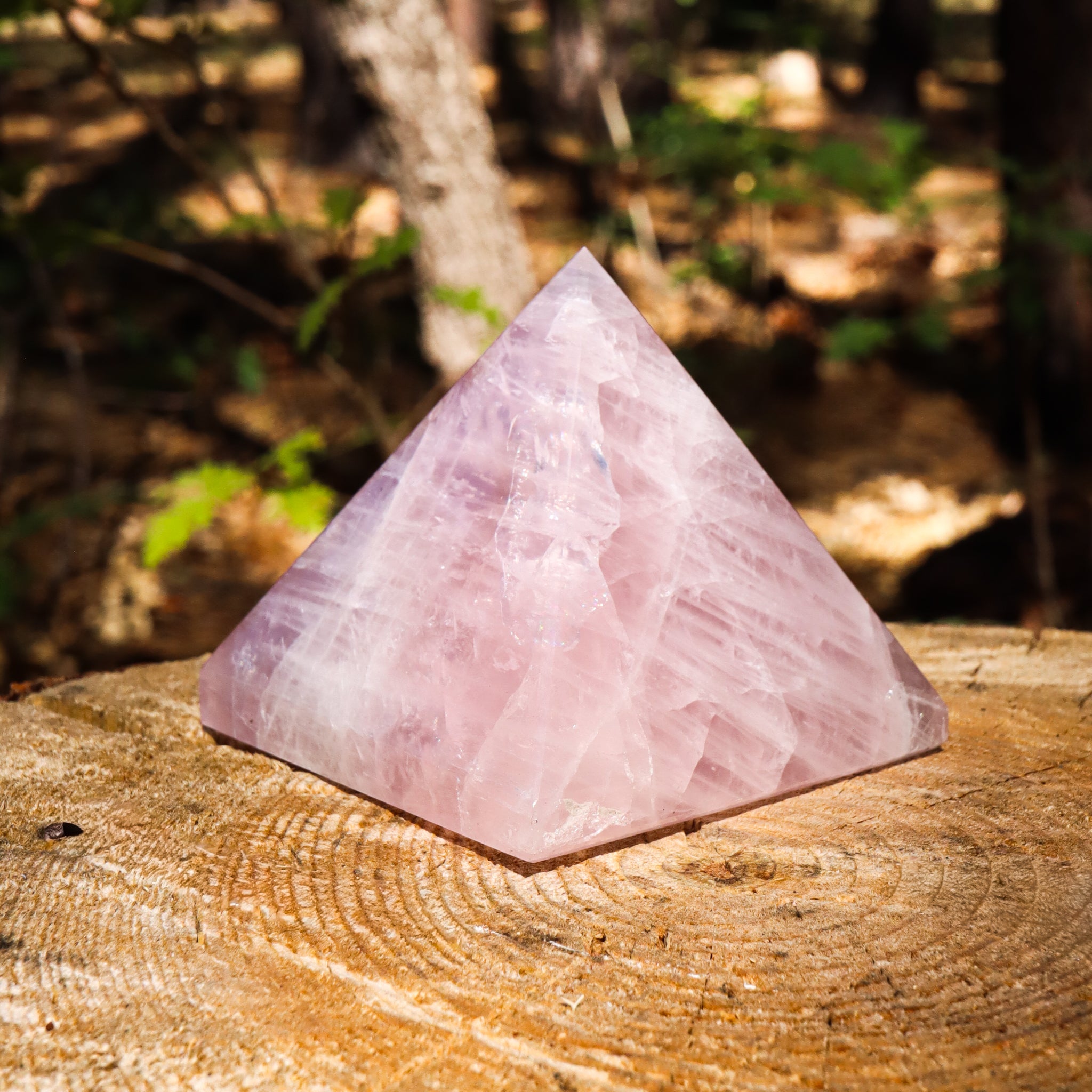 Rose Quartz Pyramid
