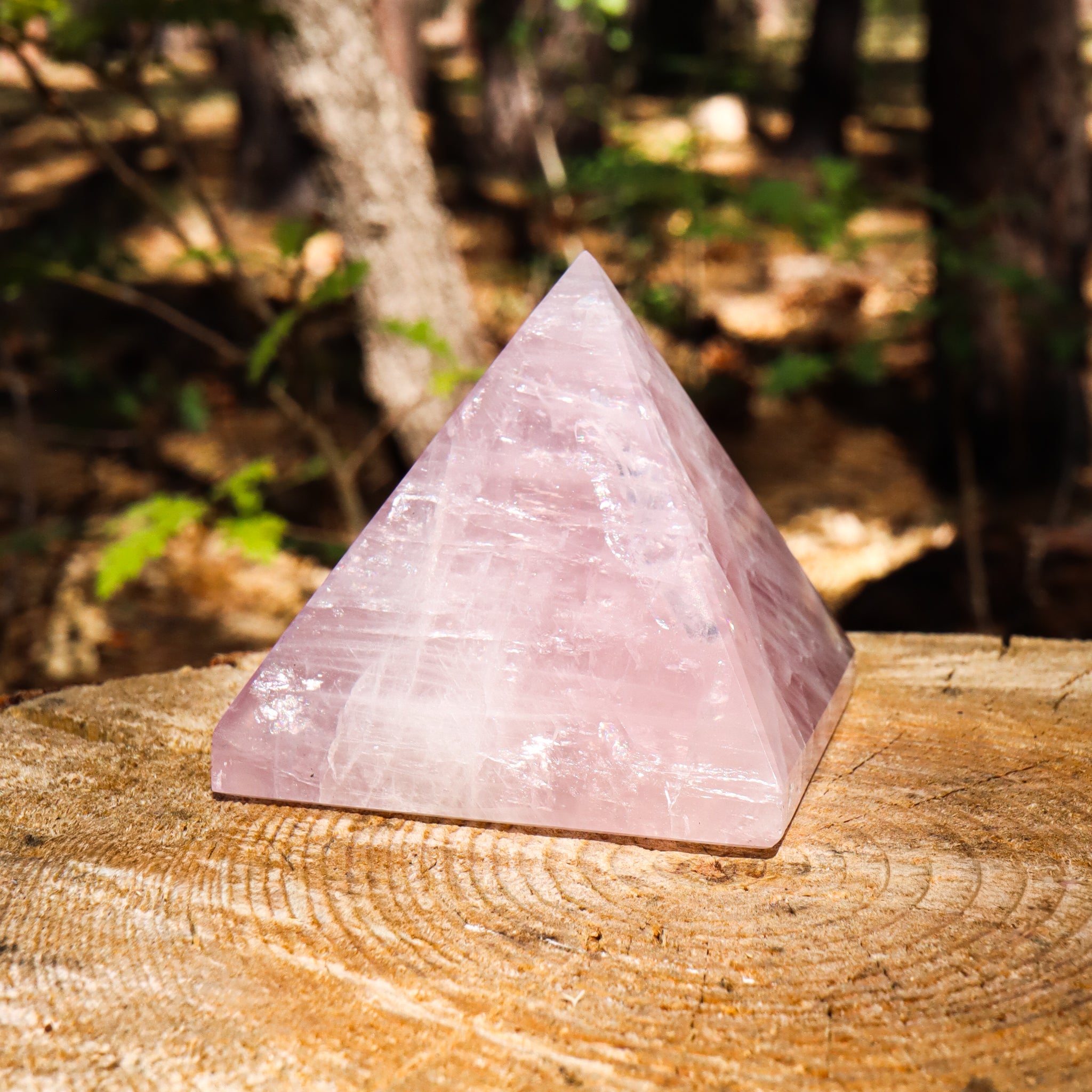 Rose Quartz Pyramid