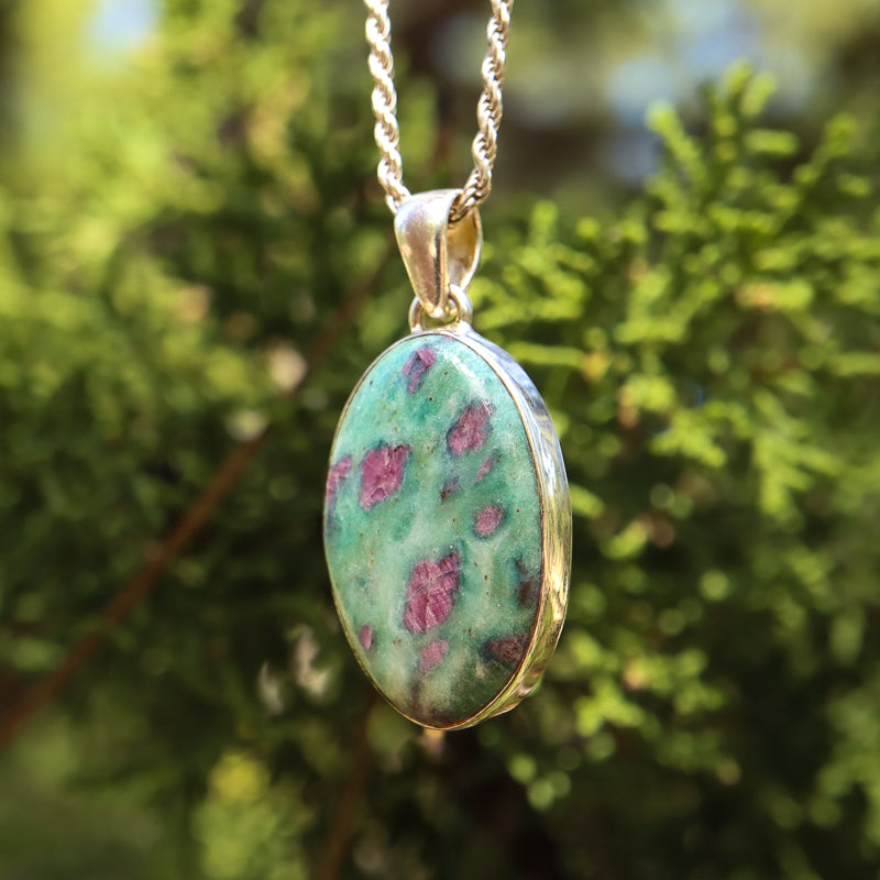 Ruby Fuchsite Pendant