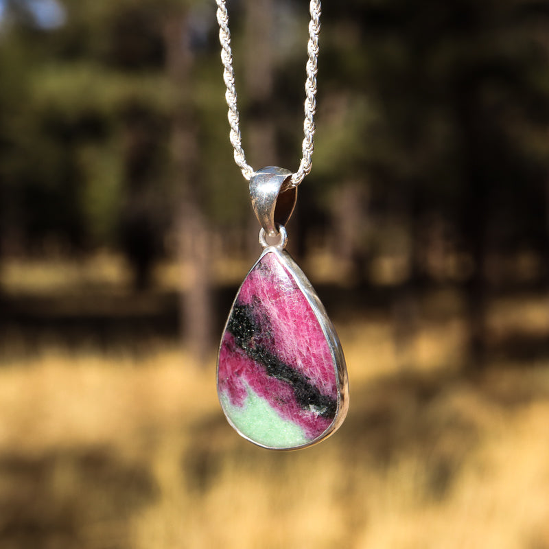 Ruby Zoisite Pendant