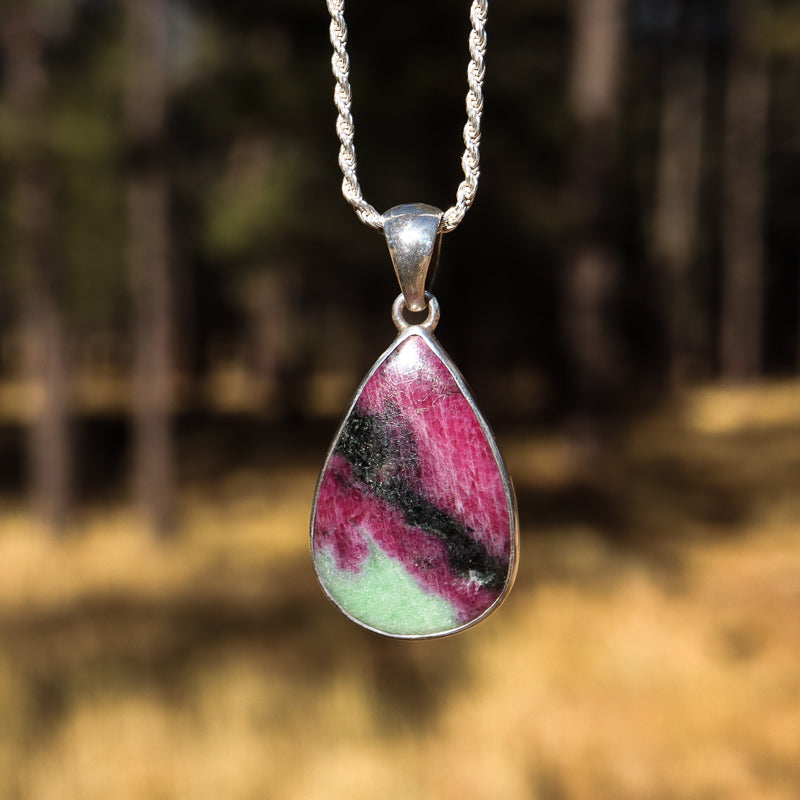 Ruby Zoisite Pendant