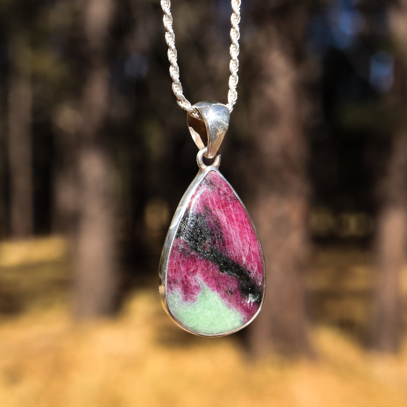 Ruby Zoisite Pendant