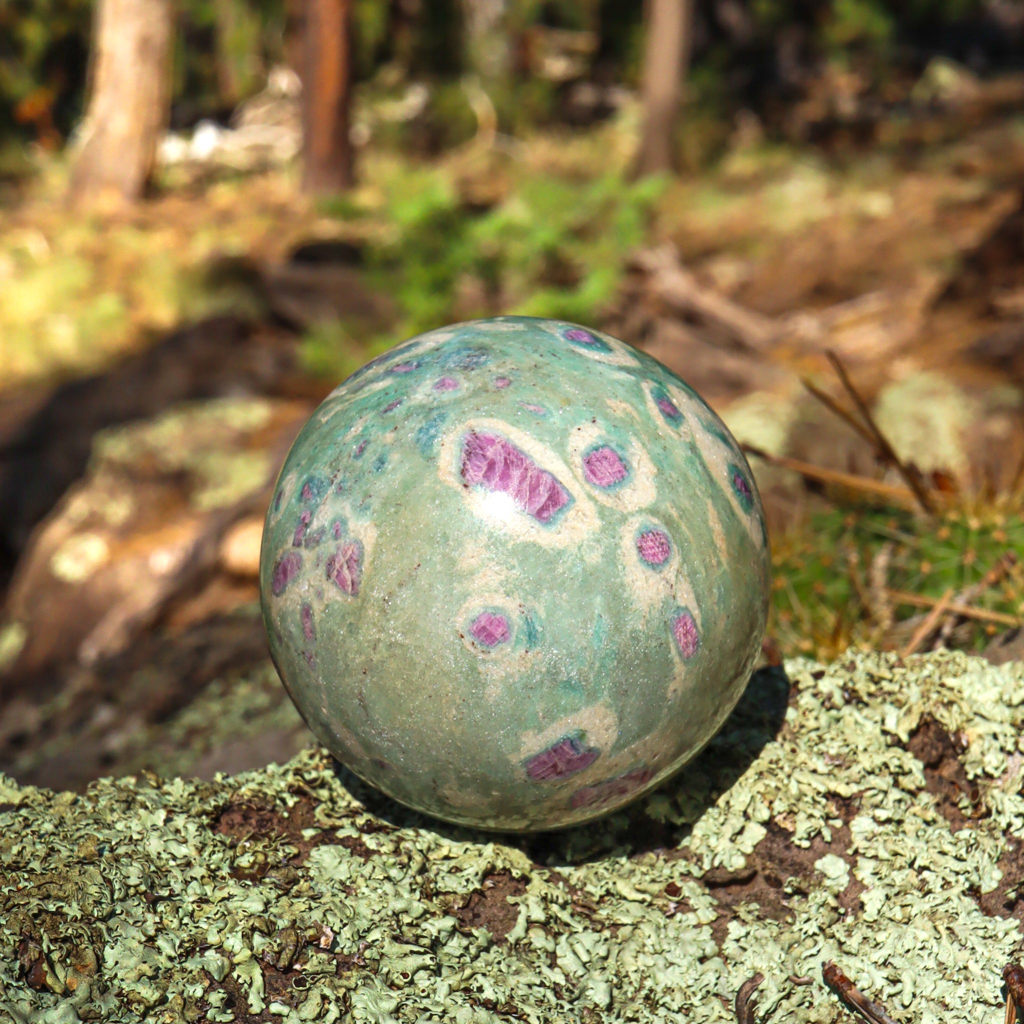 Ruby Fuchsite Sphere