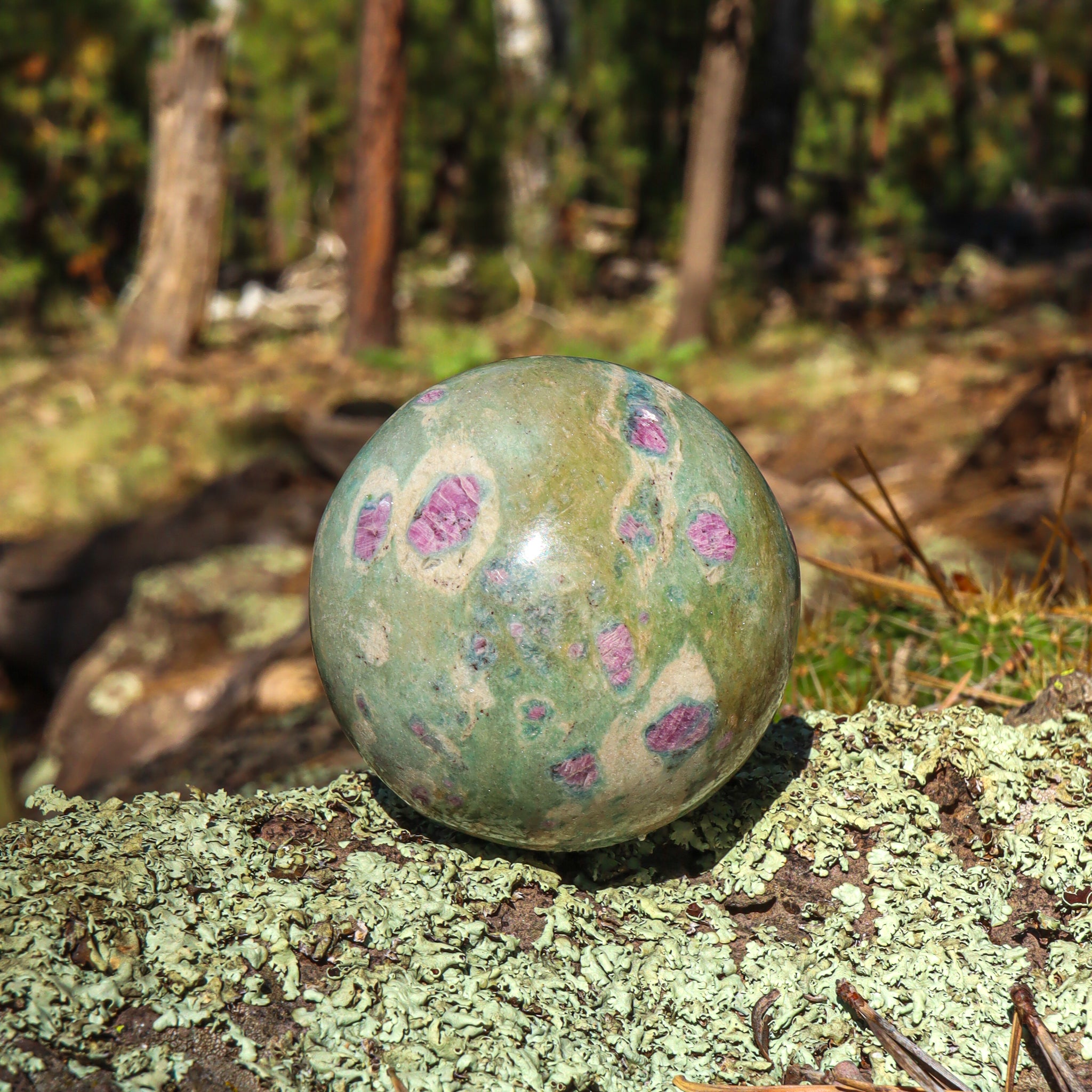 Ruby Fuchsite Sphere