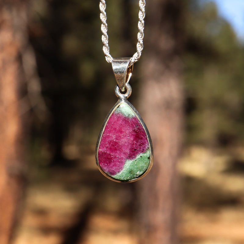 Ruby Zoisite Pendant