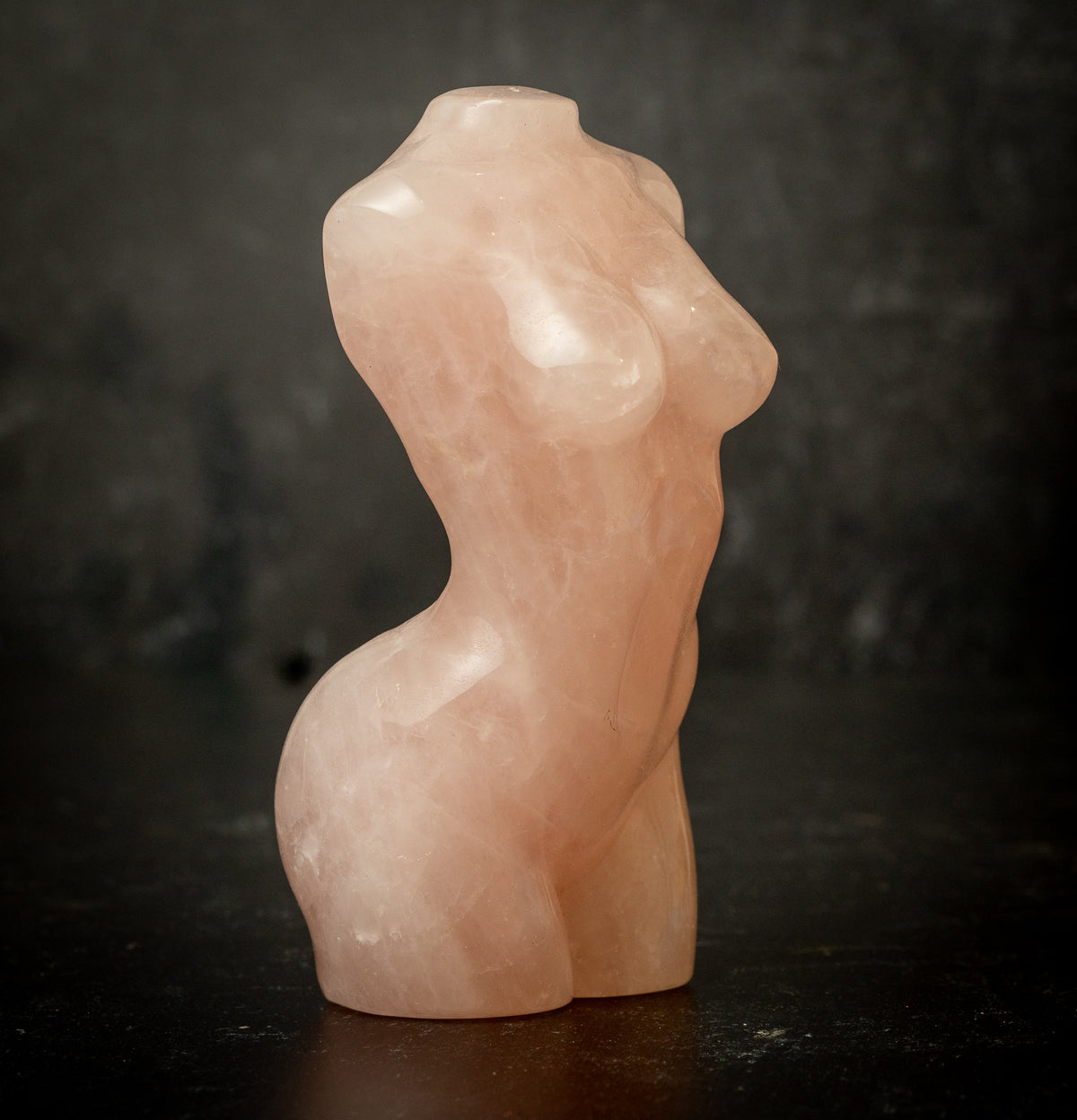 Rose Quartz Goddess Bust