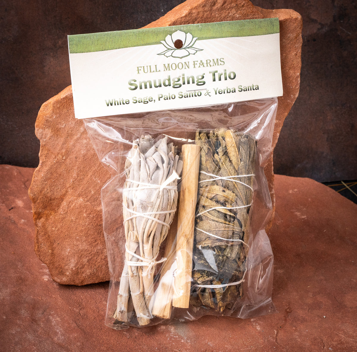 Smudging Trio-White Sage, Palo Santo, & Yerba Santa