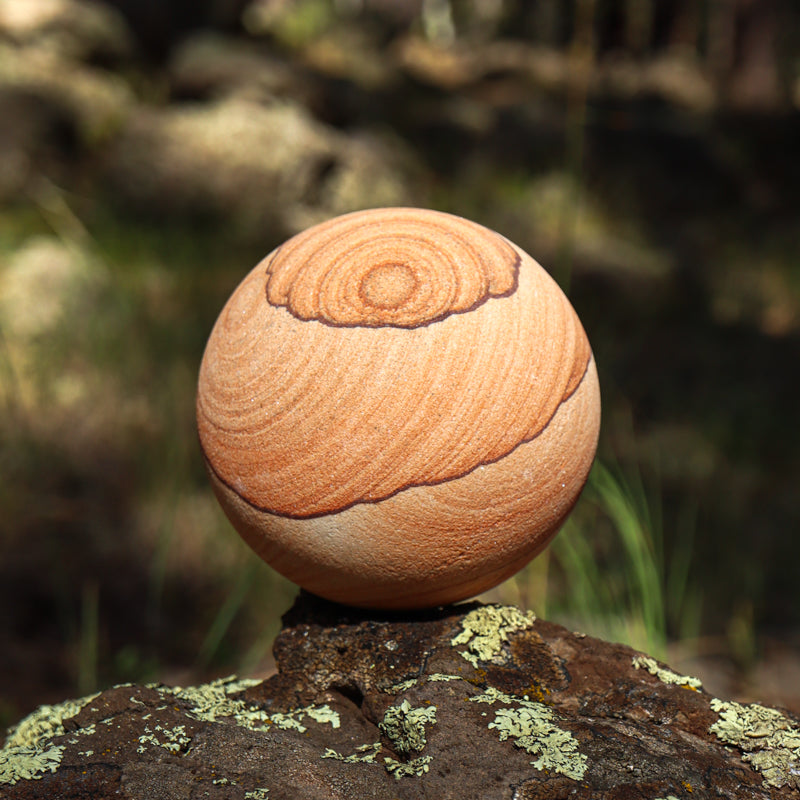 Picture Sandstone Sphere