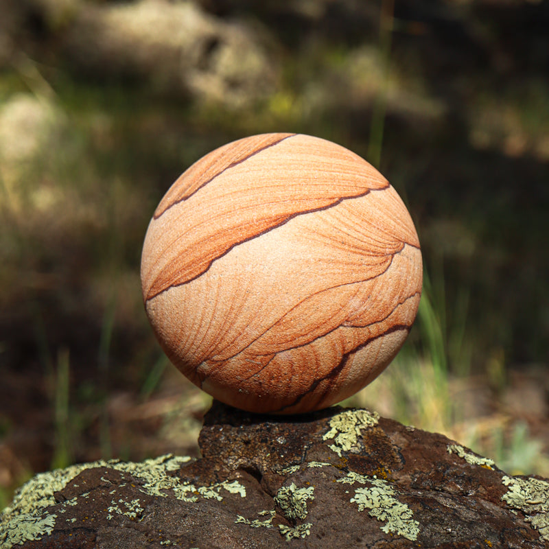 Picture Sandstone Sphere