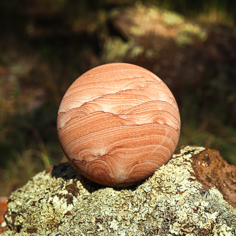 Picture Sandstone Sphere