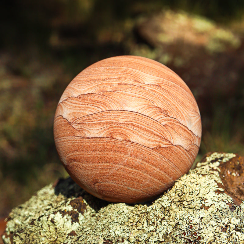 Picture Sandstone Sphere