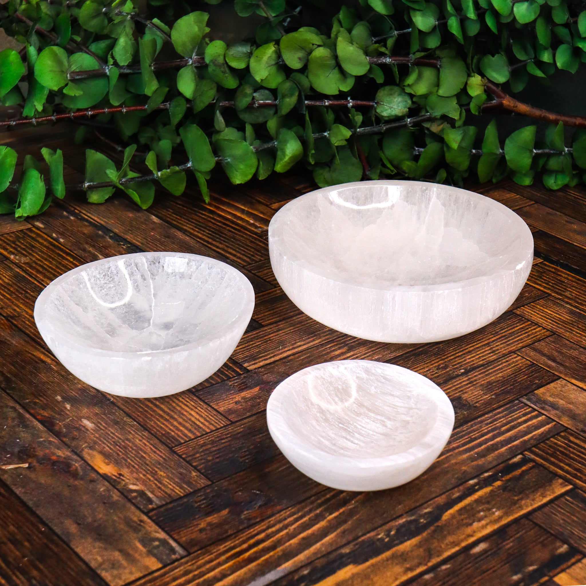 Round Selenite Bowl