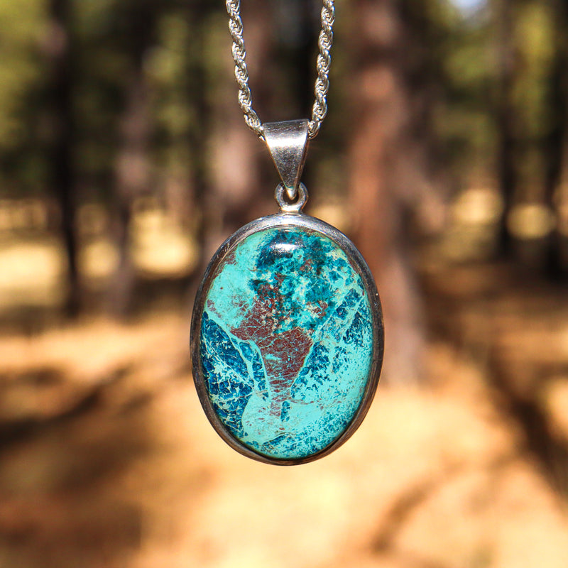 Shattuckite Pendant