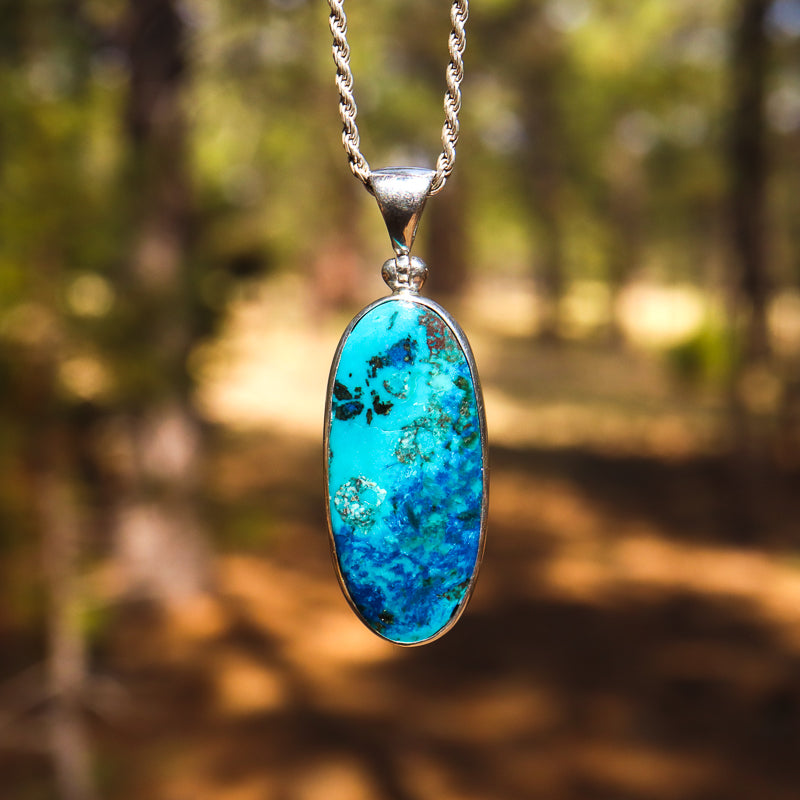 Shattuckite Pendant