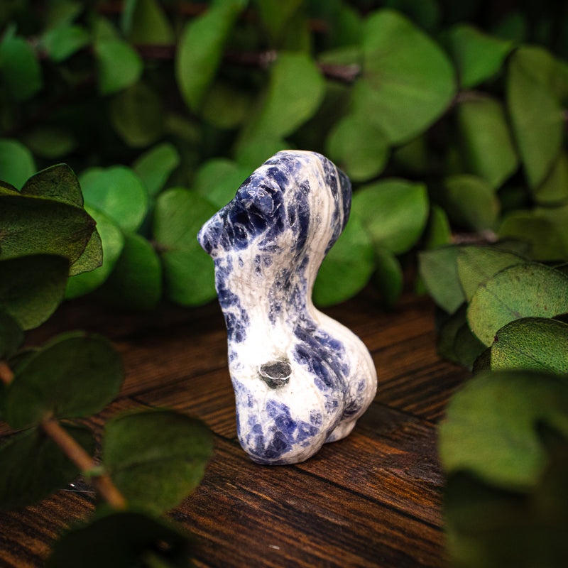 Sodalite Goddess Bust