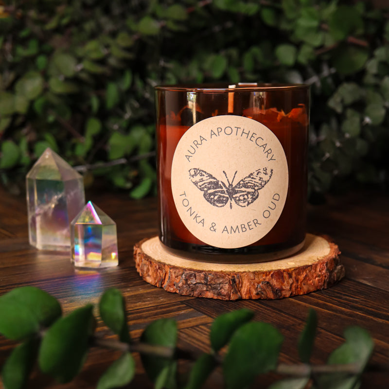 Tonka and Amber Oud Soy Apothecary Candle