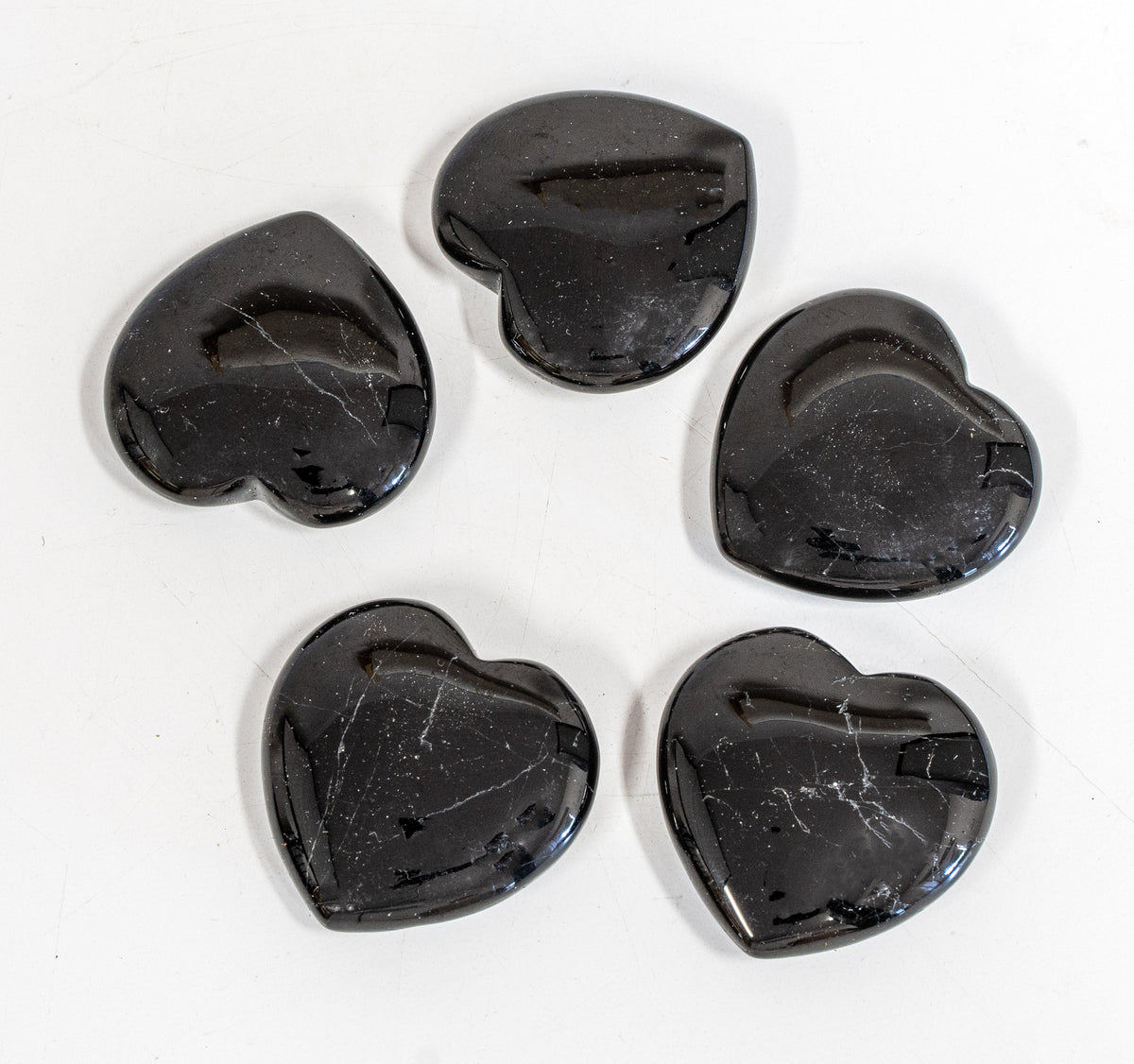 Black Tourmaline Heart