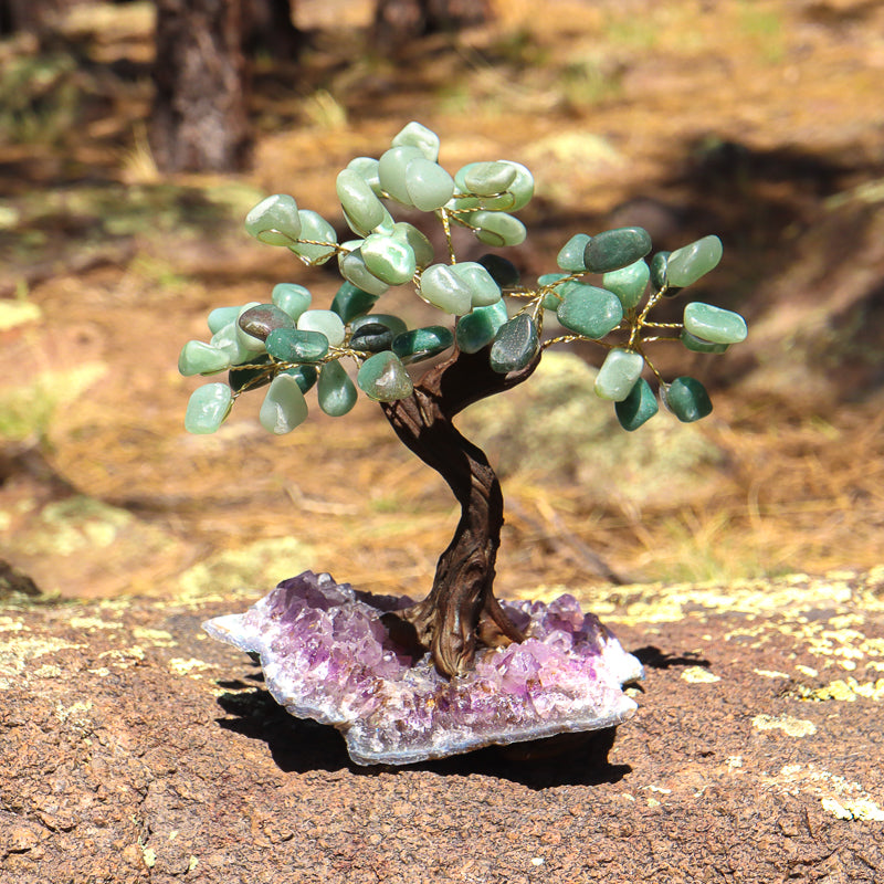 Unique Green Aventurine Crystal Tree