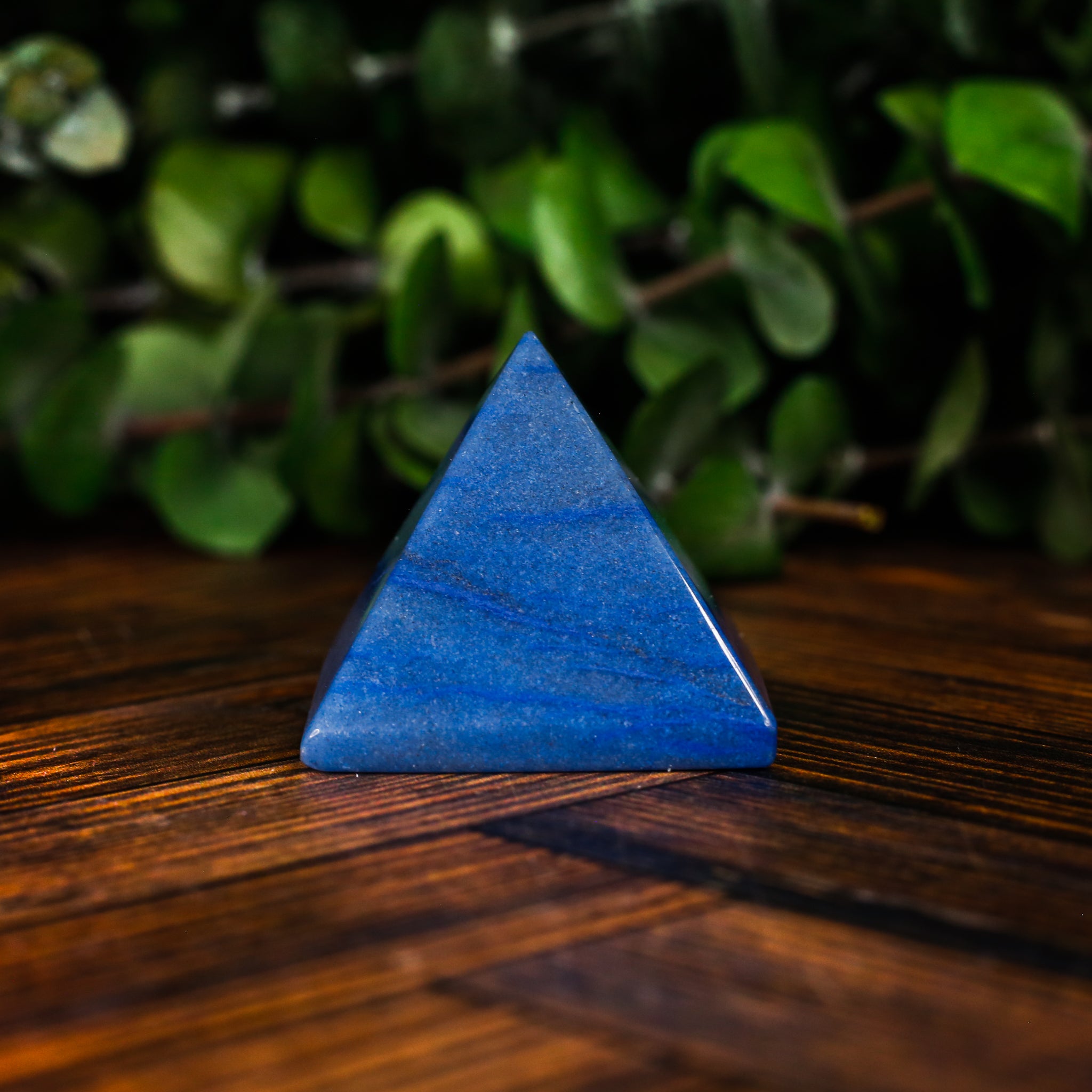 Blue Quartz Pyramid