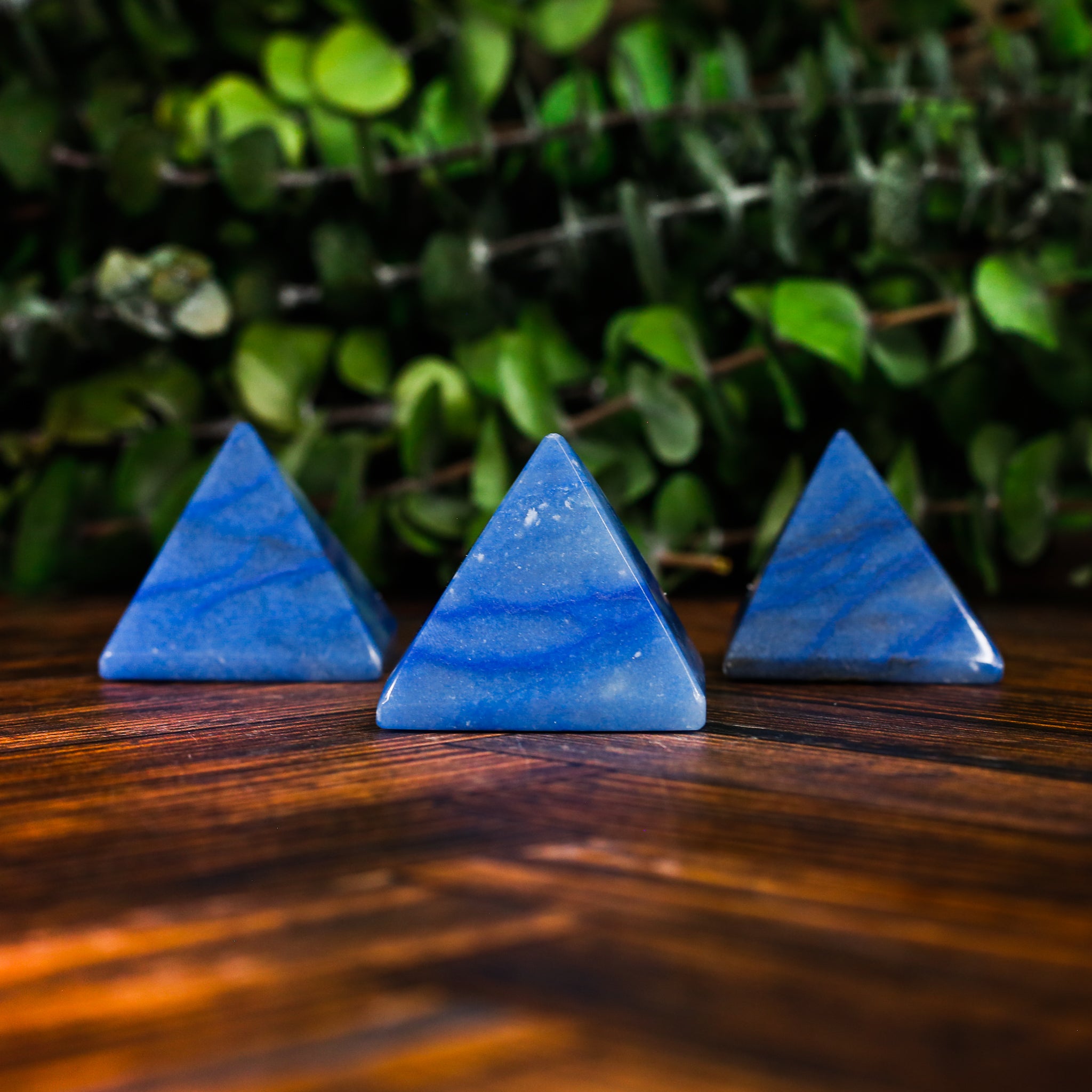 Blue Quartz Pyramid
