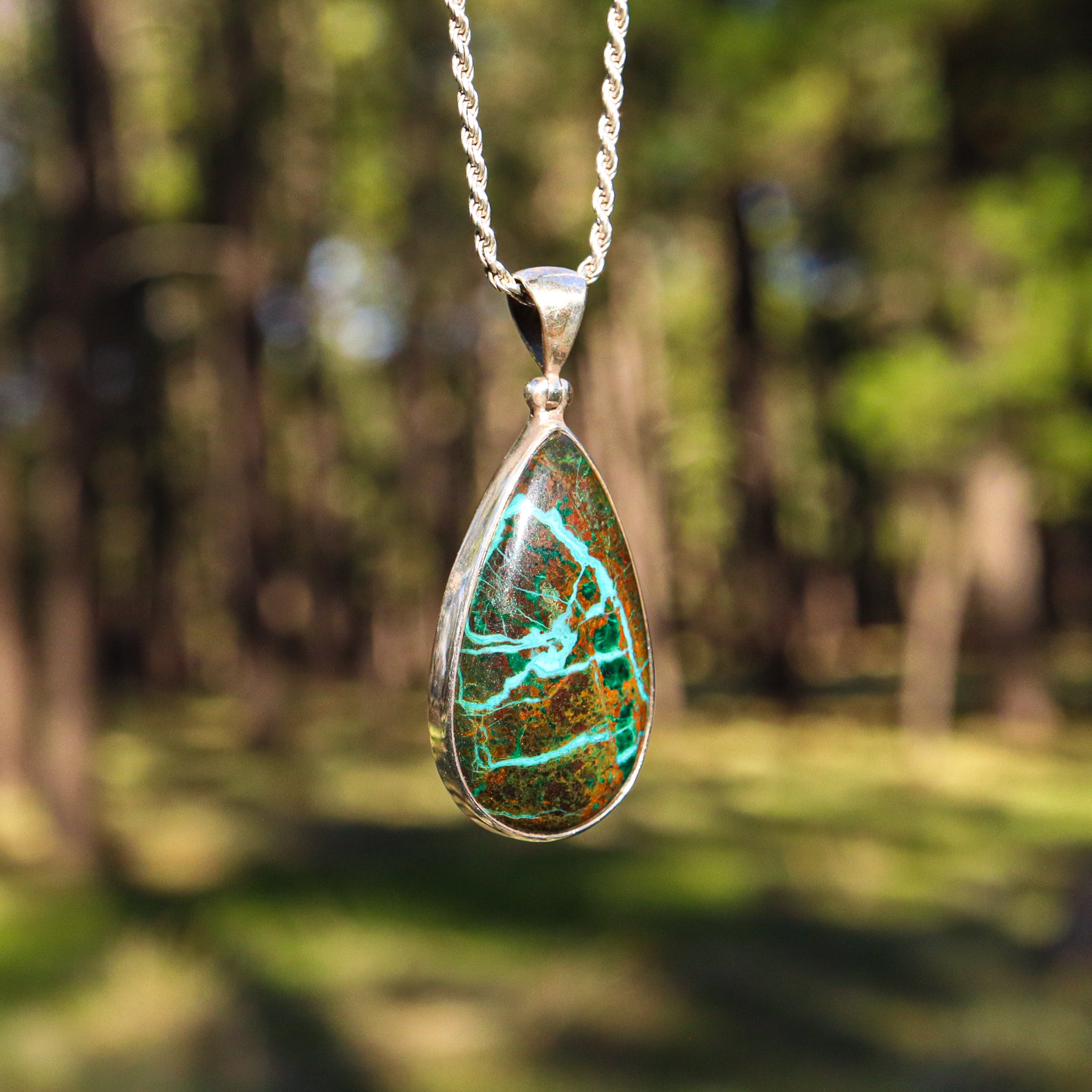 Chrysocolla Pendant