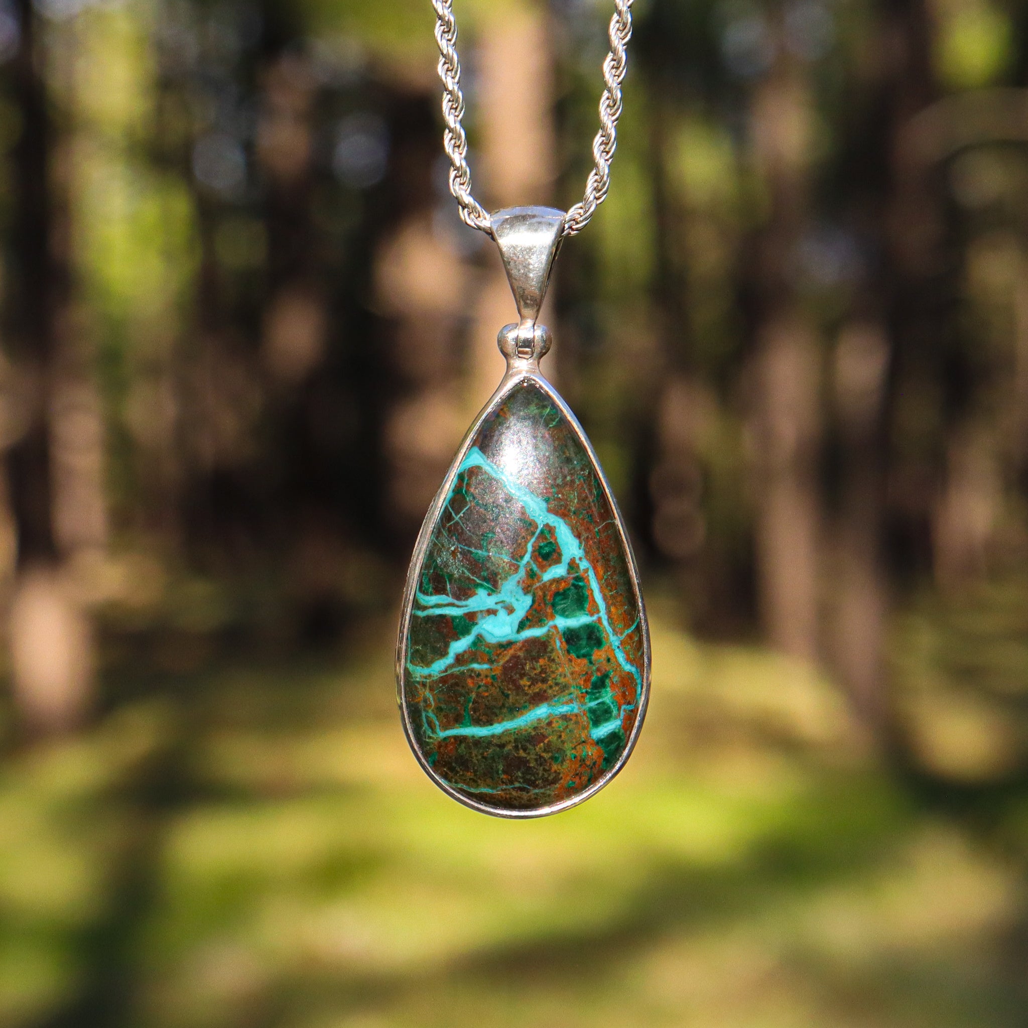 Chrysocolla Pendant
