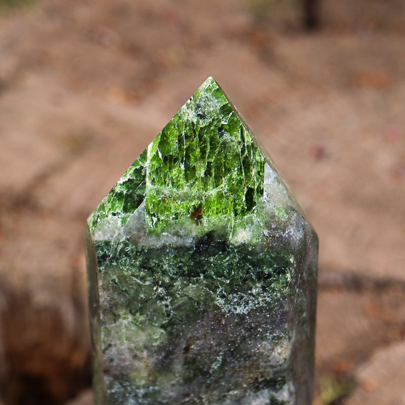 Natural Dioptase Point