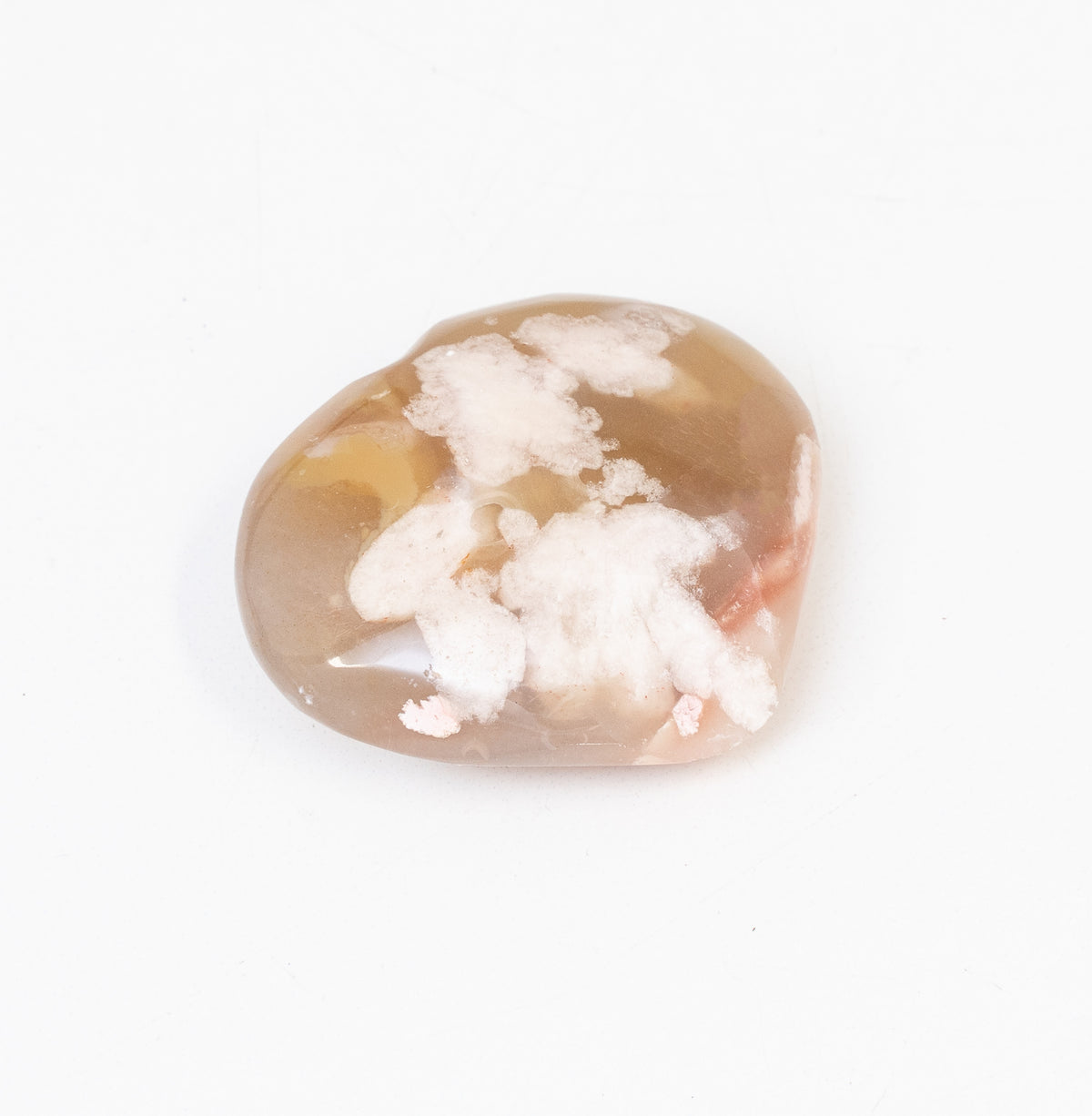 Flower Agate Heart